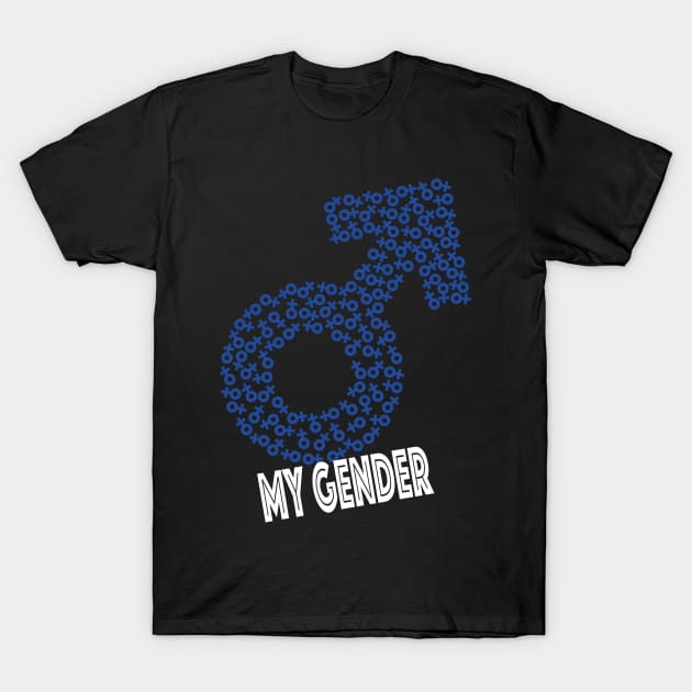 Male Gender T-Shirt by AAADesign